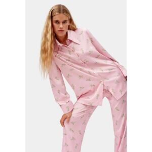 $265 New Sleeper Pink Blossom Top - Small